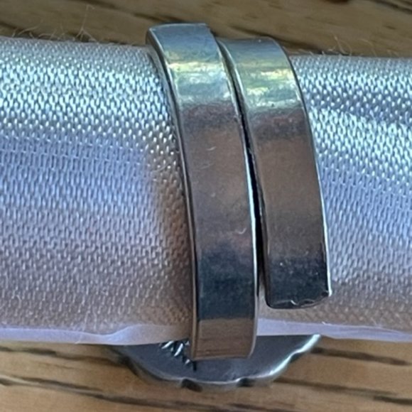 Mid-Century JORGEN JENSEN #253 PEWTER RING (Denmark) 1970’s MCM Scandinavian - Picture 6 of 11